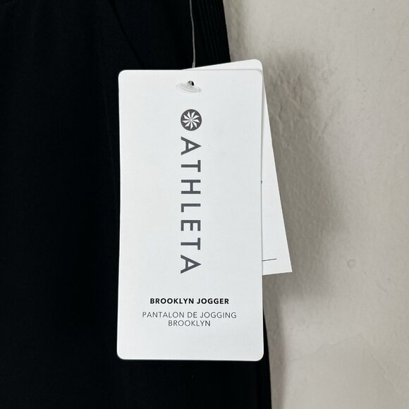 Athleta Brooklyn Jogger Pants Elastic waist Black Sz6 tag removed but never worn - Picture 4 of 14